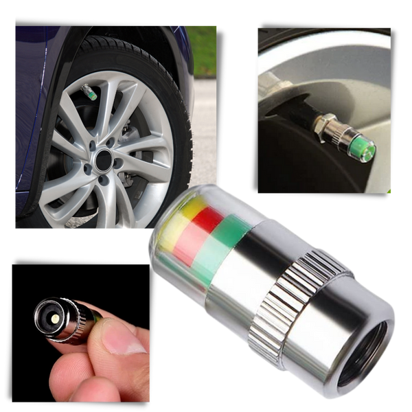 Pack of 4 Car Tire Pressure Sensors