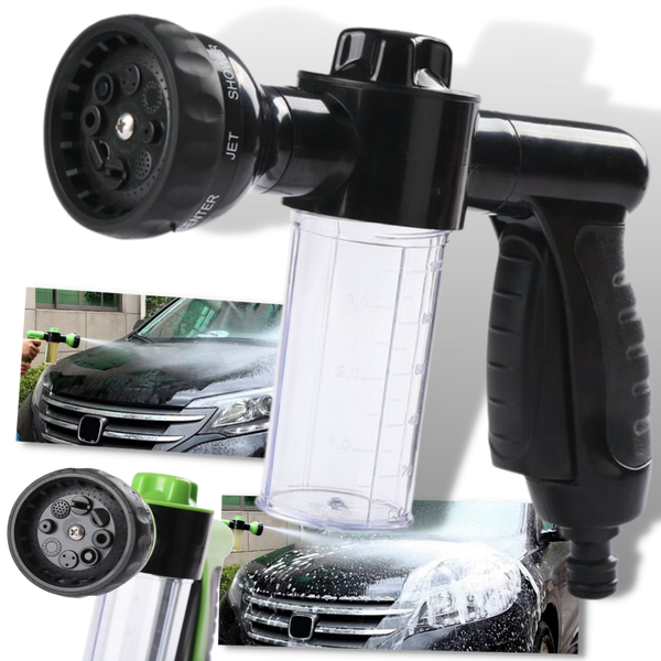 High-Pressure Hose Nozzle Head & Soap Dispenser