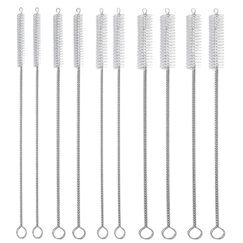 10-Pack Straw Cleaner Brush