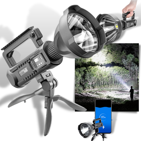 LED Flashlight & Tripod
