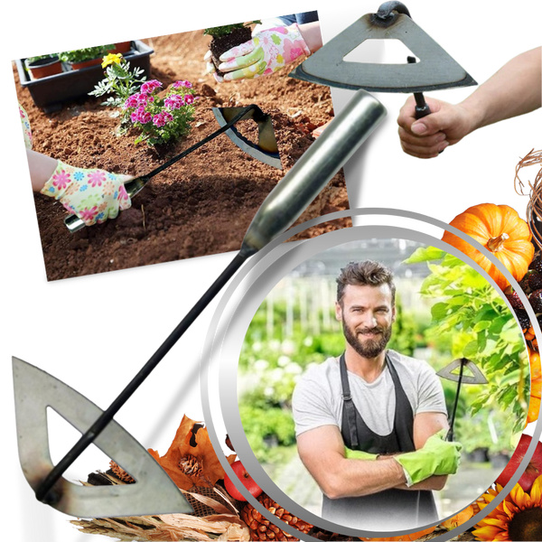 Steel Handheld Hollow Hoe