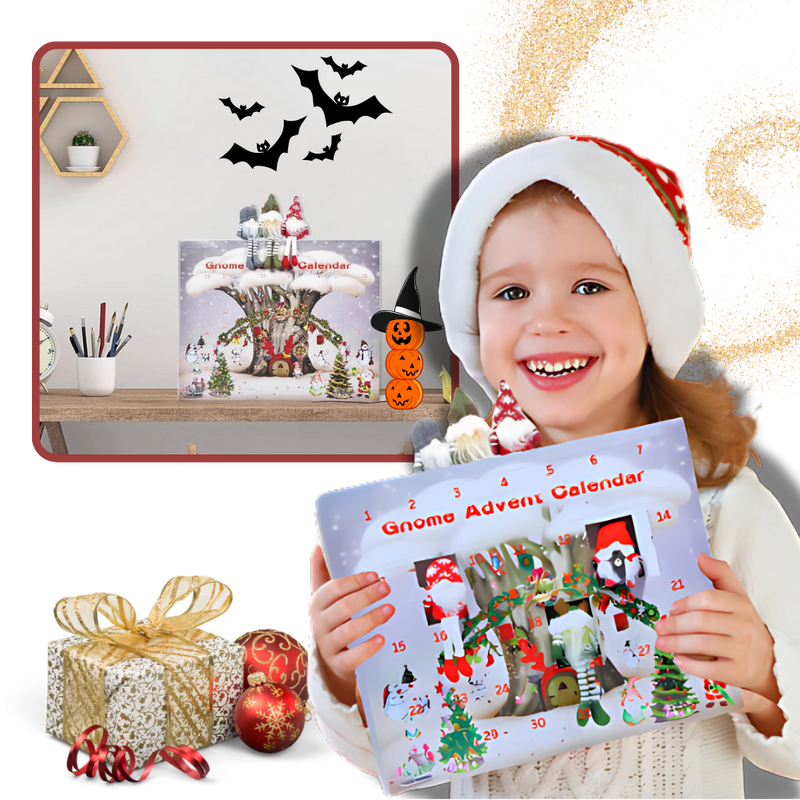 31-Day Countdown Gnome Advent Calendar