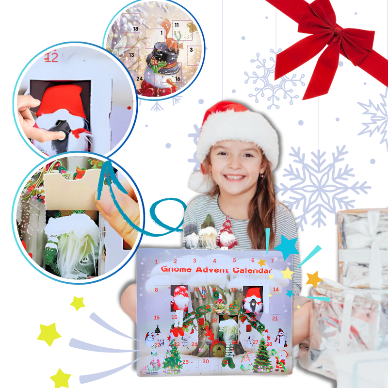 31-Day Countdown Gnome Advent Calendar