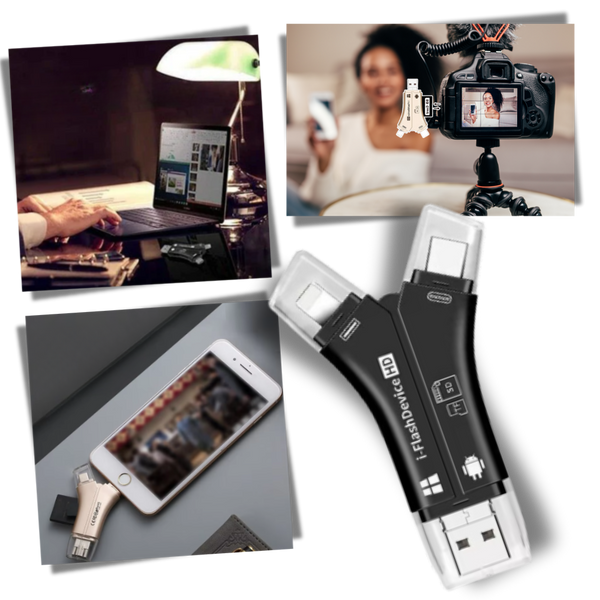 4-in-1 USB For Phones