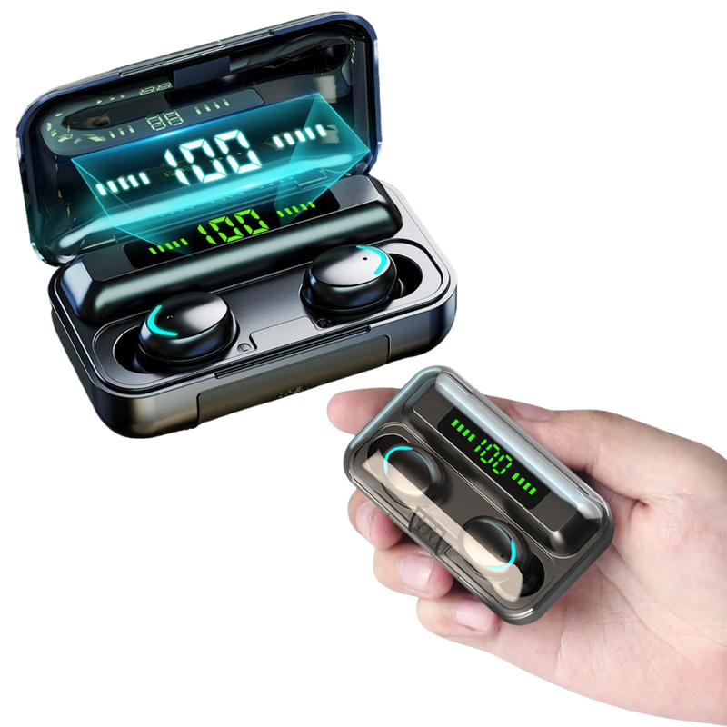 Bluetooth earphones with charging battery box