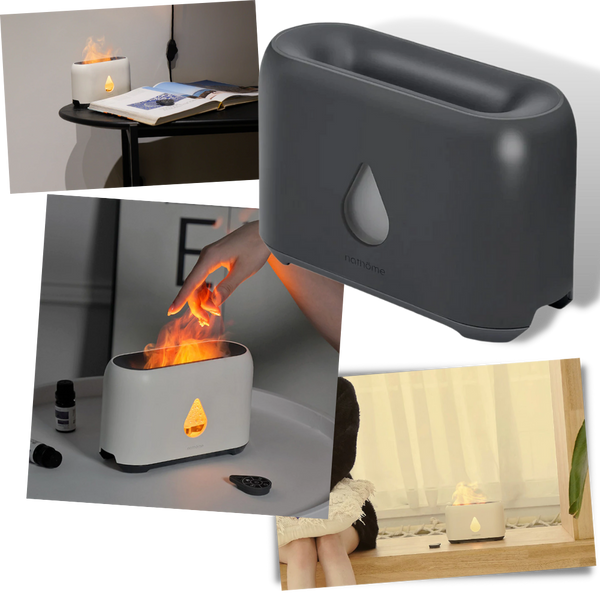Air Humidifier with Flames Effect
