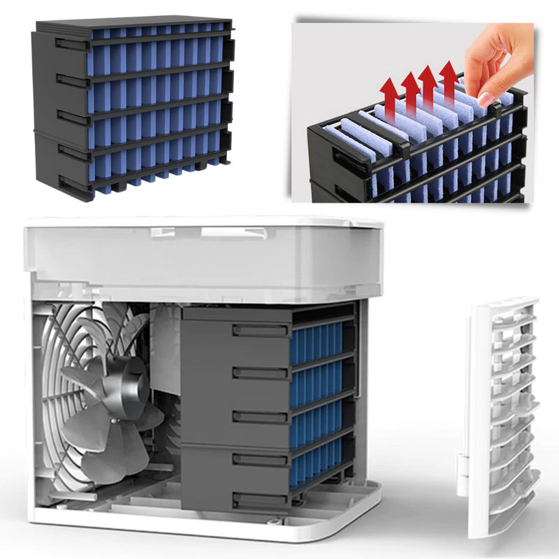 Replacement filter for mini air conditioner 3 in 1