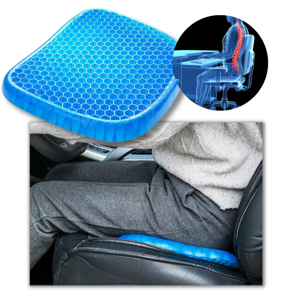 Gel seat cushion for pressure relief