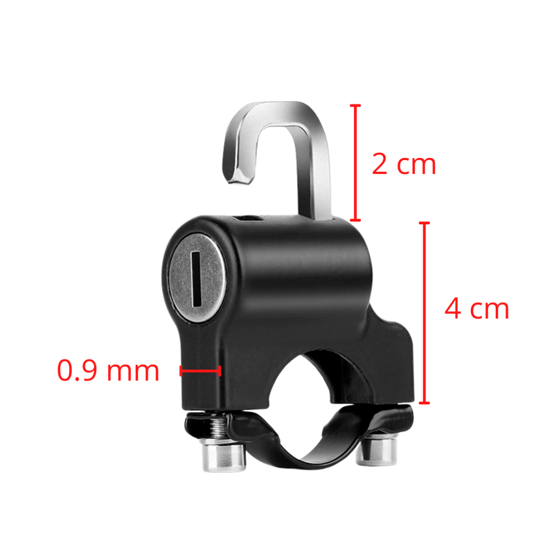 Anti-Theft Motorcycle Helmet Lock