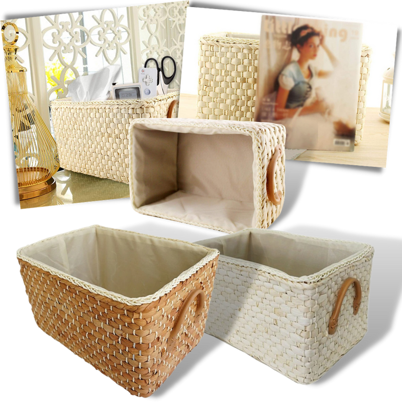 Hand Woven Wicker Basket