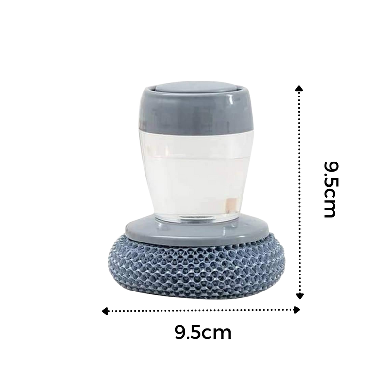 Soap Dispensing Palm Brush for Kitchen