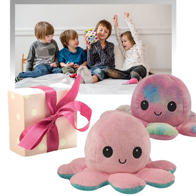 Reversible Mini Octopus Plush toy
