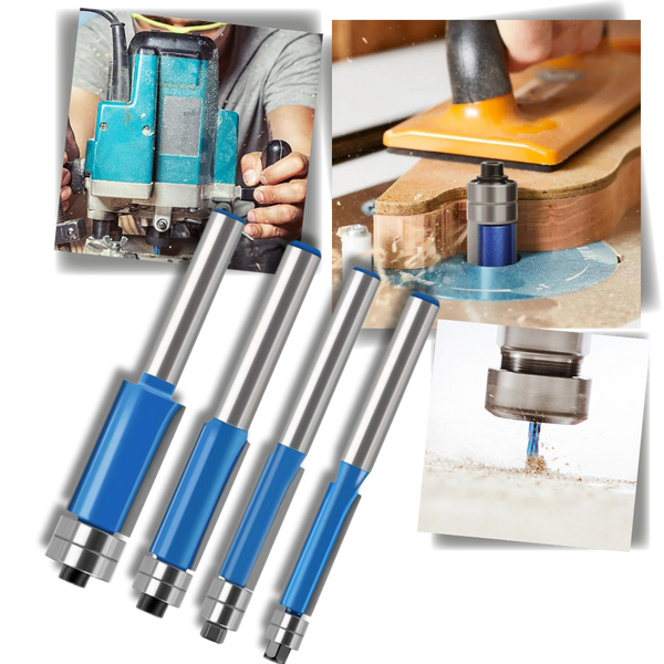 Anti-Kick Router Bits For Wood