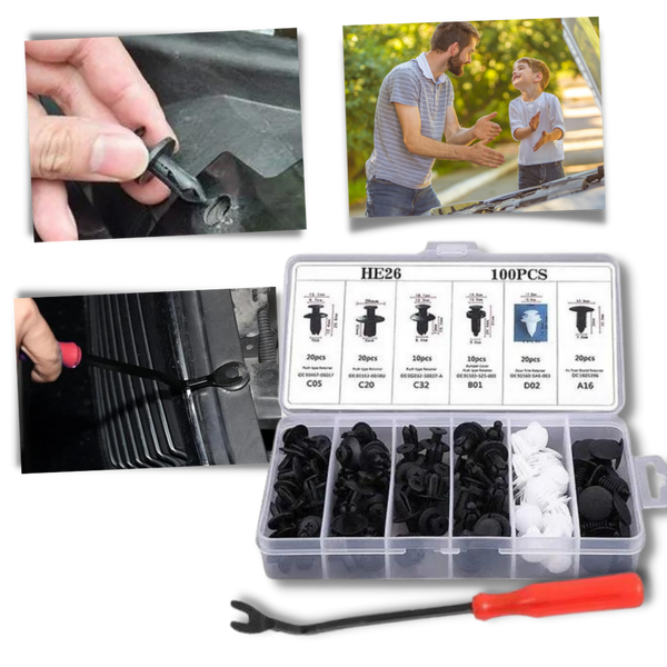 Car Door Panel Clip Set